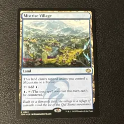 Mistrise Village #261 Tarkir Dragonstorm Rare Land MTG NM/M - Image 1