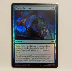 Planar Incision MTG NEO #072/302 FOIL Common Instant Blue Story Spotlight EN - Image 1