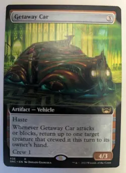 Getaway Car (Extended Art) Streets of New Capenna - MTG RARE - Image 1