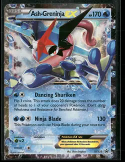 Ash-Greninja EX XY133 Holo Promo XY Promo Pokemon Heavily Played - Image 1