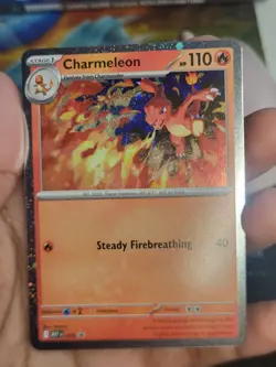 NM Swirl Charmeleon 079 Cosmos Holo Mega Promo Pokemon - Image 1