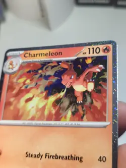 NM Swirl Charmeleon 079 Cosmos Holo Mega Promo Pokemon - Image 3