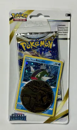 Pokemon TCG: Sword & Shield - Silver Tempest Checklane Blister Hisuian Basculin - Image 1