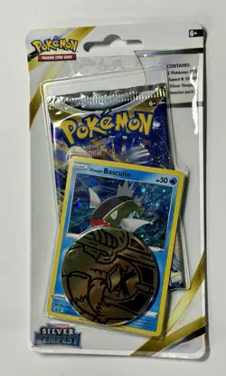 Pokemon TCG: Sword & Shield - Silver Tempest Checklane Blister Hisuian Basculin - Image 3