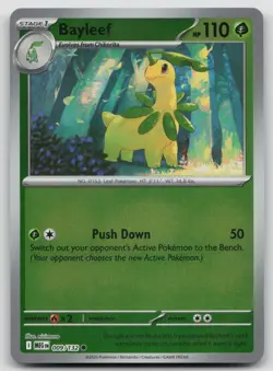 Bayleef 009/132 Mega Evolution Pokemon Reverse Holo NM Common - Image 1