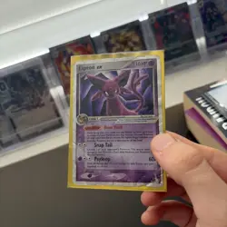 Pokemon Espeon ex 102/115 EX Unseen Forces Holo DAMAGED READ DESCRIPTION - Image 5