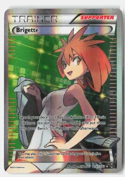Brigette 161/162 Ultra Rare BREAKthrough Pokemon Holo MP Megumi Mizutani - Image 1