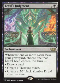 Teval's Judgment - Commander: Tarkir: Dragonstorm TDC - 28 - MTG Magic - Image 1