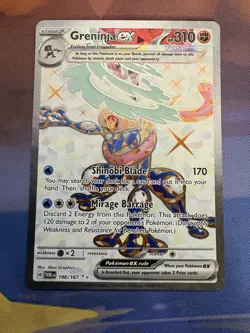 Greninja exSV06: Twilight Masquerade 198/167 Pokemon TCG Holo NM - Image 1