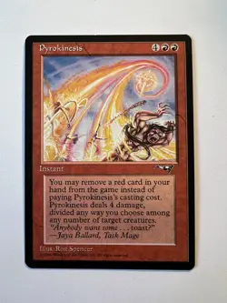 Pyrokinesis - MTG Alliances - NM - Image 1