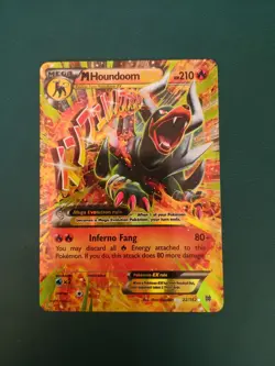 M Houndoom EX 22/162 Holo Ultra Rare MEGA EX Breakthrough Pokemon TCG - Image 1