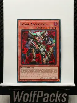 Yu-Gi-Oh! TCG Burst Protocol - Royal Archfiend BPRO-EN014 Ultra Rare - Image 1