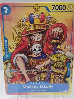 Monkey.D.Luffy (2nd Anniversary Stamped Promo) P-043 One Piece Promotion Cards - Image 1