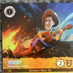 Disney Lorcana Wilds Unknown Woody Waiting For A Friend 205/204 Epic Foil - Image 5
