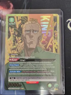 Union Arena One Punch Man KING SR One Star Parallel English - UE06BT/OPM-1-041 - Image 1