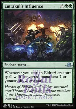 Emrakul's Influence 2x FOIL EMN MTG Eldritch Moon Uncommon MINT green - Image 1