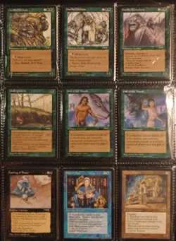 MTG ALLIANCES Near Complete Set Vintage Cards Magic The Gathering - Image 1