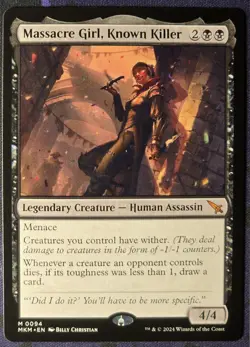 Massacre Girl, Known Killer - MTG - Murders at Karlov Manor - NM - English - Image 1