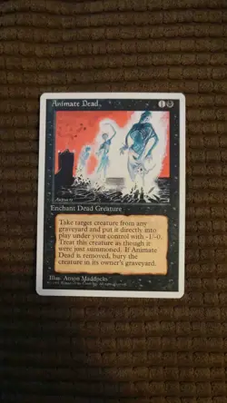 Magic: the Gathering / MtG Animate Dead x1 Fourth Edition - Image 1