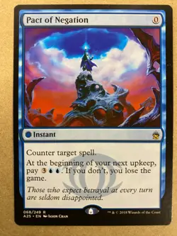 MTG 1x Pact of Negation # 68 Masters 25 Modern Magic the Gathering Card x1 NM - Image 1