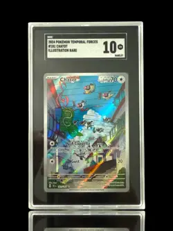 ‼2024 POKEMON TEMPORAL FORCES #181 CHATOT ILLUSTRATION RARE GRADE 10!💨 - Image 1