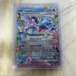 💥 Pokemon Lapras ex 032/142 TERA HOLO Double Rare RR SCR STELLAR CROWN 2024 - Image 1