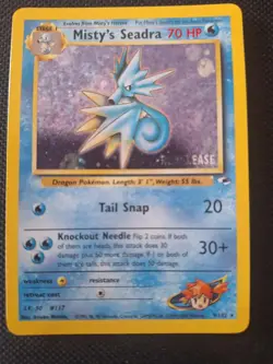 Poke'mon Pokemon 1x Misty's Seadra - (Prerelease) #09 Promo LP Holo - Image 1