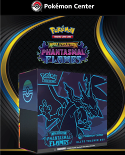*CONFIRMED PREORDER* PRESALE - Phantasmal Flames POKEMON Center ETB -NOVEMBER 17 - Image 1