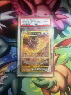 Pokemon Origin Forme Palkia VSTAR Crown Zenith Secret Rare Full Art #GG67 PSA 10 - Image 1