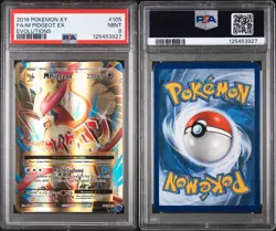 2016 Pokemon Mint PSA 9 FA M Pidgeot EX #105/108 XY Evolutions Full Art - Image 5