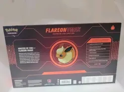 Pokemon Flareon VMAX Premium Collection Box Alt Art Promo. Factory Sealed. - Image 2