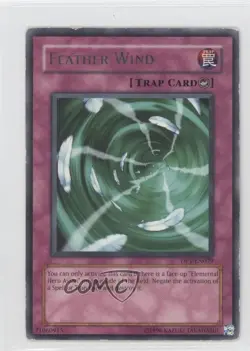 Feather Wind Unlimited YuGiOh Duelist Pack: Jaden Yuki #DP1-EN029 2006 READ - Image 1