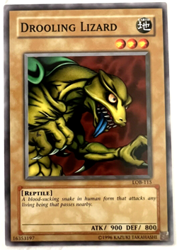 YuGiOh! - Drooling Lizard - LOB-115 - Unlimited - Common - Image 1