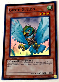 Gusto Gulldo HA05-EN037 YuGiOh! SUPER RARE Hidden Aresenal 5 - 1st Edition - Image 1