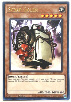 YuGiOh! - Scrap Golem - Rare - Image 1