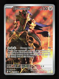 Zamazenta 201/182 Illustration Rare Destined Rivals Pokemon Near Mint - Image 1