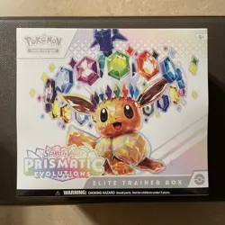 Pokemon Scarlet & Violet Prismatic Evolutions Elite Trainer Box ETB Sealed New. - Image 1