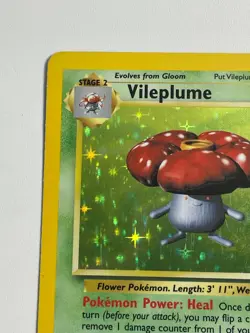 ** Pokemon - Vileplume Jungle 15/64 Vintage Holo Rare Unlimited English LP - Image 2