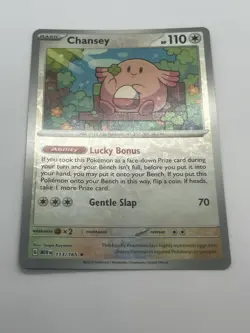 Chansey 113/165 - Reverse Holo - Scarlet & Violet 151 - Pokemon TCG - NM - Image 1