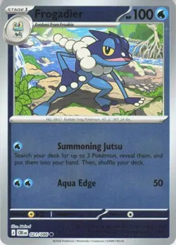 Frogadier - 021/086 - Reverse Holo - Pokemon Chaos Rising - Image 1