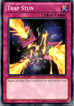 Trap Stun SDCR-EN032 Yu-Gi-Oh! TCG LP 1st Edition - Image 1