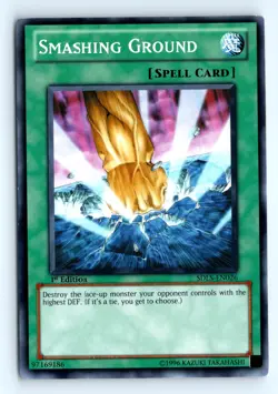 Yu-Gi-Uh Smashing Ground #SDLS-EN026 Structure Deck: Lost Sanctuary tcg LP - Image 1