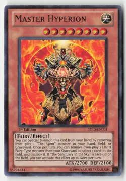 Yugioh - Master Hyperion SDLS-EN001 1st Edition - Ultra Rare - Image 1