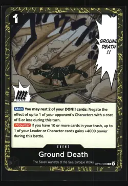 Ground Death The Azure Sea's Seven #OP14-096 tcg One_piece - Image 1