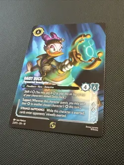 ✨Daisy Duck Paranormal Investigator 23/P3 League Promo Non-Foil Disney Lorcana - Image 2