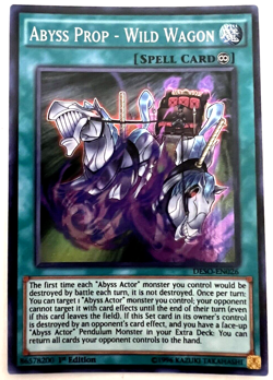 YuGiOh! - Abyss Prop - Wild Wagon - DESO-EN026 - 1st Edition - Super Rare - Image 1