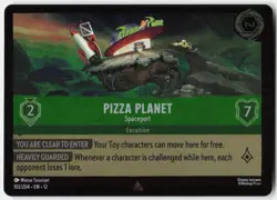 Pizza Planet Spaceport Foil 102/204 Wilds Unknown Disney Lorcana - Image 1