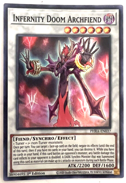 YuGiOh! - Infernity Doom Archfiend - Super Rare - Image 1
