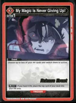 My Magic Is Never Giving Up! - Union Arena TCG UE08BT: Black Clover Release Even - Image 1