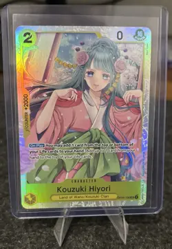 Kouzuki Hiyori OP06-106 SR One Piece Card Game English Super Rare NM - Image 1